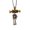 FN10024, variant on Wooden Robot Pendant Necklace Adjustable Length Neckchain Unisex Clavicle Chain