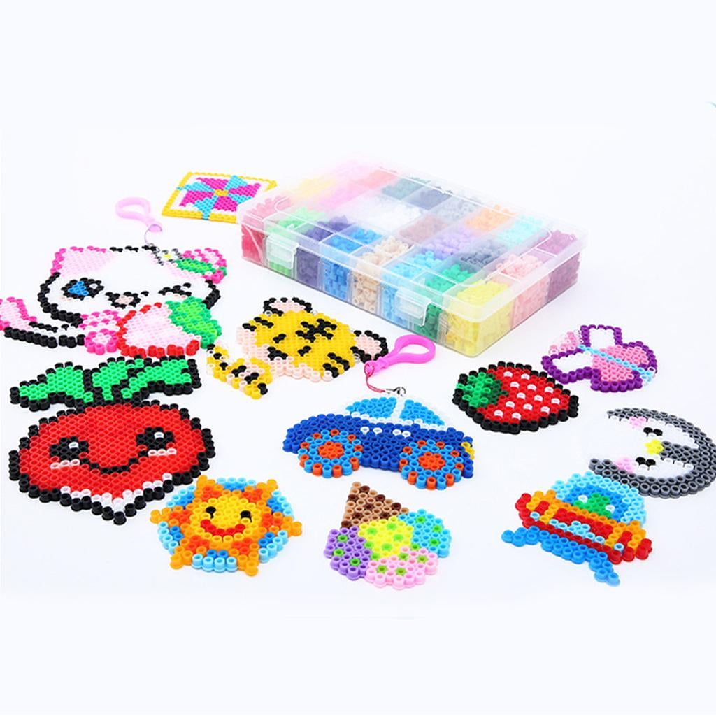 Beads 5mm Iron Beads Set Ironing Paper, for Handmade Crafts Beading Activity Toy Puzzles Toys for boys and girls