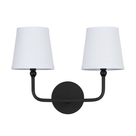 

Capital Lighting 119321-674 Dawson 2 Light 16 Wide Bathroom Vanity Light - Black