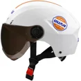 thumbnail image 2 of Casco de bicicleta eléctrica universal con protección solar de tres clics para hombres y mujeres, casco de motocicleta ligero de alto valor estético, 2 of 5