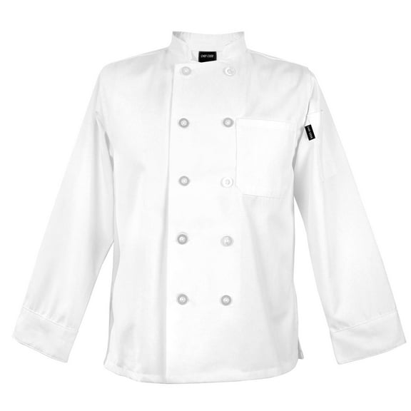 Chef Code Womens Basic Chef Coat, Flattering Feminine Fit CC115
