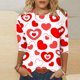 thumbnail image 1 of Blusa Ajustada Fiudx Liquidación de Ahorros de Verano con Manga 3/4 para Mujer, 1 of 5