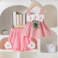 thumbnail image 2 of GXWEA Girls Sets 9-12 Month Girl Clothes Baby Girls And Toddler Sleeveless Tank Top And Shorts 2-Piece Set, 2 of 9