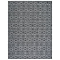 SAFAVIEH Martha Stewart Cotton Geometric Area Rug, Charcoal/Grey, 9' x 12'