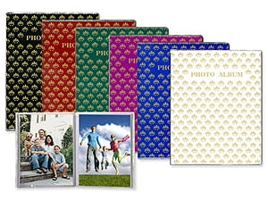 Holds 504 4x6 Photos Pioneer Classic 3 Ring Photo Album with Assorted Colored and Designs Covers 3 Per Page