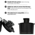 thumbnail image 4 of Snuff Cup Pro Spittoon with Discreet Storage fits Up to Three Oversized Cans, Portable Spit Cup with Built-in Can Opener (16 Ounce, Pro V3), 4 of 6
