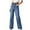 Z_Blue, variant on Efsteb Jeans for Women, Women's High Waist Baggy Denim Pants Loose Wide Leg Cargo Jeans Straight Trousers with Pocket Dark Blue S