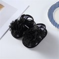 thumbnail image 4 of Coduop Toddler Newborn Baby Girl Summer Flower Sandals Infant Round Toe Soft Sole Crib Prewalker, 4 of 5