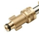 thumbnail image 3 of Adaptador de nieve Cola de latón Conector rápido 1/4 Tipo 6 Adaptador de lanza de espuma, 3 of 8