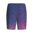 thumbnail image 2 of Lsque Violet Glitter Mens Sleep Pajama Shorts,Short Pajama Pants, Cotton Ultra-Soft Knit-Medium, 2 of 9