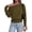 Army Green, variant on PRETTYGARDEN Womens Off The Shoulder Sweater Fall Fashion Soft Stretchy Knit Fabric, Batwing Long Sleeve Cinched Waist Cropped Sweaters, Date Night Outfit, Asymmetrical Going Out Tops