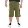 thumbnail image 3 of Wrangler Men’s Big and Tall Cargo Fleece Shorts, 10” Inseam, Sizes 1XL-6XL, 3 of 4