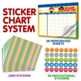 thumbnail image 2 of Sistema de gráficos de recompensa de comportamiento: almohadilla con 26 gráficos de tareas para niños, 2800 pegatinas para motivar la responsabilidad y los buenos hábitos, 2 of 6