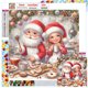 thumbnail image 1 of 5D DIY Taladro Cuadrado Diamante Pintura Navidad Kit 30x30cm, 1 of 9
