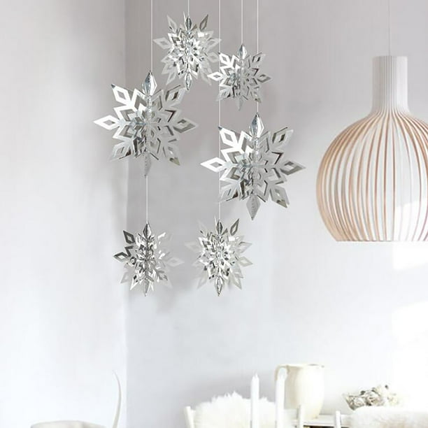 Prolriy Home Decor 6pcs Set Large Cardboard 3d Snowflake Ornaments Com - Large Dining Room Ornaments Prolriy Home Decor 6pcs Set Large Cardboard 3d Snowflake Ornaments Com - Large Dining Room Ornaments