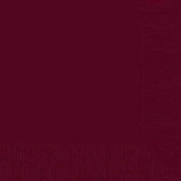 BURGUNDY LUNCHEON NAPKINS