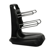 Dumbbell Shelf with Stable 3-Tripod Design for Home Use Black PP Material