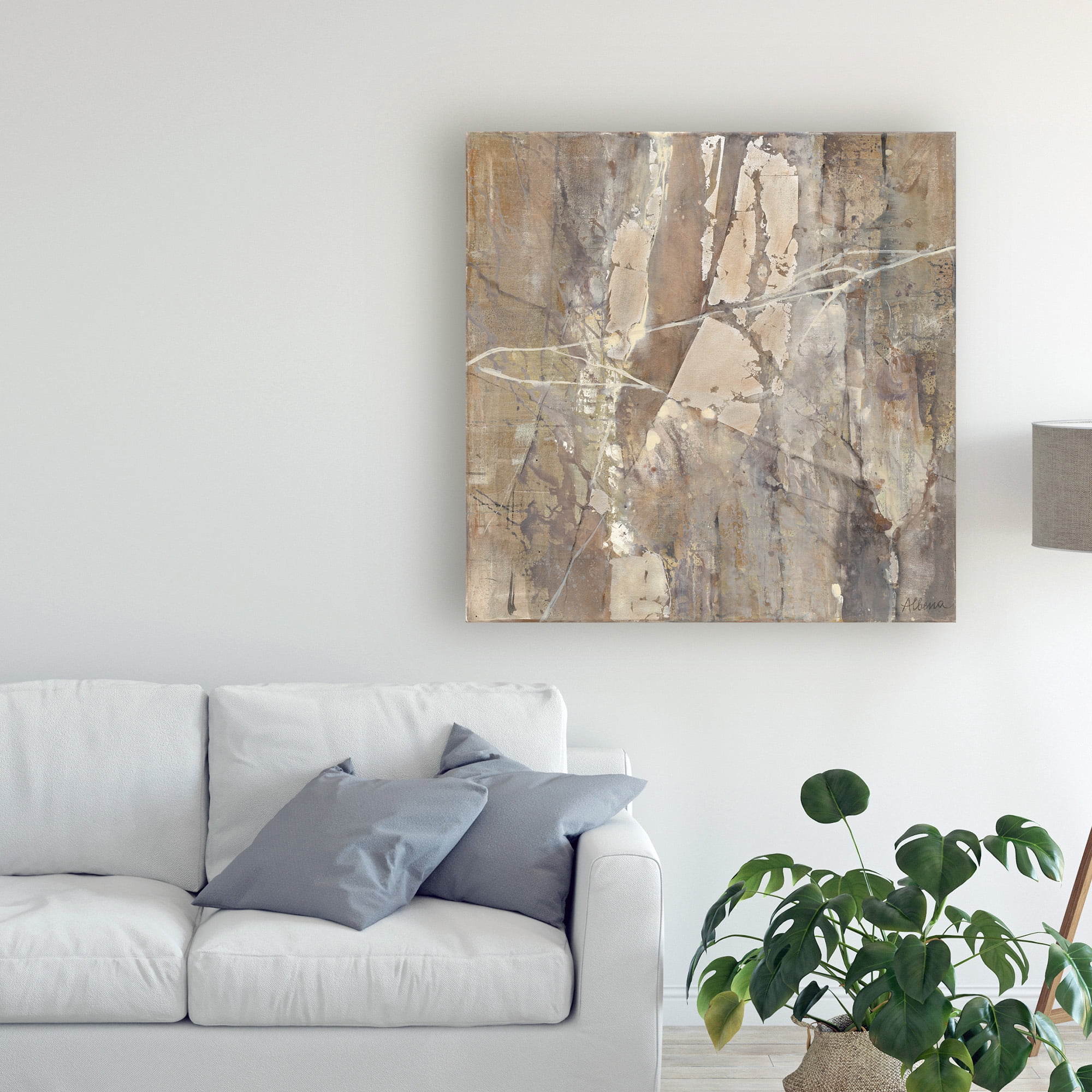 Trademark Fine Art 'Silver Ii' Canvas Art by Albena Hristova