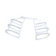 thumbnail image 5 of Enagua de falda de aro, enagua de alforja de aros, enagua de crinolina de Lolita, alforja de jaula femenina blanca para niñas para graduación, fiesta Yuyangstore Enagua de falda de aro de jaula, 5 of 7