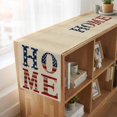 thumbnail image 6 of Table Runners 108 Inches Long Dress Scarves, Khaki Vintage Farmhouse Coffee/Dining/Kitchen Table Runner for Living Room, American Flag Retro Art Rustic 13x108 Inch, 6 of 9