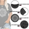 thumbnail image 4 of XCHQRTI Faith T Shirt Plus Women Graphic Tees Sunflower Christian Tops Clothes Short Sleeve, 4 of 10