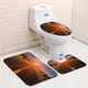 thumbnail image 1 of Juego de alfombras de baño ABPHQTO de 3 piezas desierto camino atardecer, 1 of 2