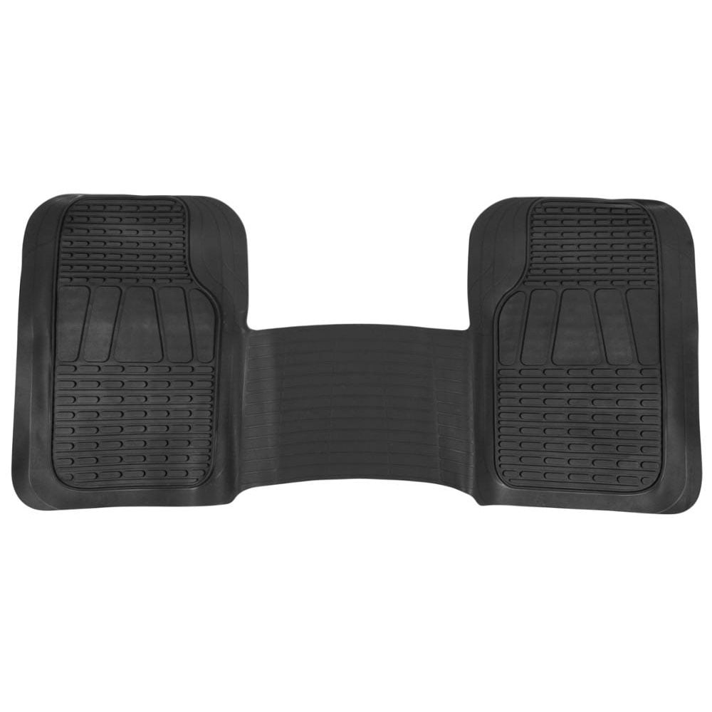 Motor Trend FlexTough Floor Mats for Car SUV and Van 3 Rows, Odorless EcoClean Liners, 3 Colors