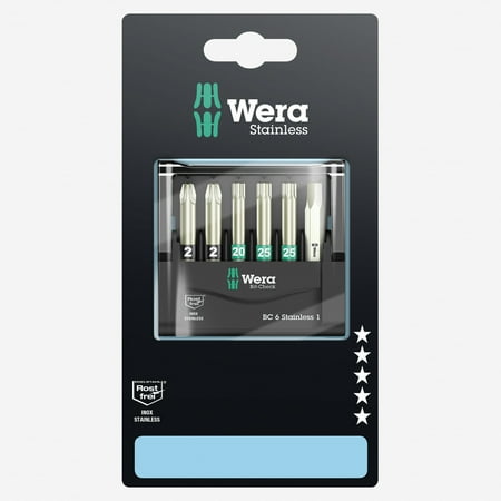 

Wera 073634 Bit-Check 6 Stainless 1 SB