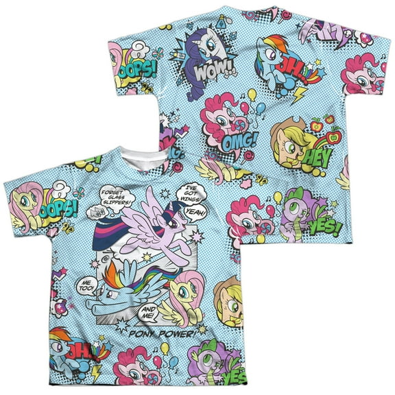 My Little Pony Tv - Pony Comic (Front/Back Print) - Youth Short Sleeve Shirt - Medium