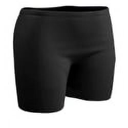 Champro Sports Set Ladies Volleyball Short 4 in Inseam Small Black