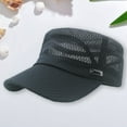 thumbnail image 3 of Happy Date Summer Mesh Flap Top Caps for Men Adjustable Breathable Caps Mens Hat Quick Dry Cool Hats Casual Trucker Hat, 3 of 3