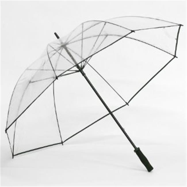 Frankford GC01BLK Clear Golf Umbrella, Black Trim