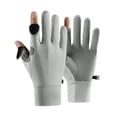 thumbnail image 3 of Guantes De Sol Guantes De Seda De Hielo Guantes De Sol Seda De Hielo Protección UV Guantes De Pesca Antideslizantes Transpirables 2 Dedos Cortados Guantes Para Hombres Verano ANGGREK Otros, 3 of 8