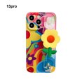 thumbnail image 4 of sweethay Funda de teléfono con flores, funda de pintura al óleo a la moda, carcasa de teléfono inteligente con estilo INS, repuesto para 12 Type3 NO3, 4 of 6