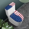 thumbnail image 3 of HELLHERO American flag Toilet Cover & Elastic Edge Toilet Bowl Cover for Toilet, Elastic Fabric, Machine Washable, 3 of 6