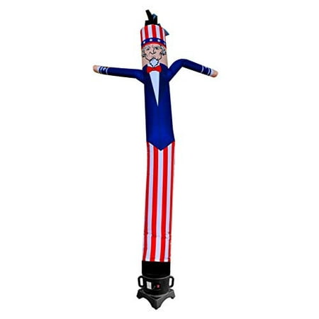 LookOurWay Uncle Sam Shaped 10-Feet Tall Air Dancers Inflatable Tube ...