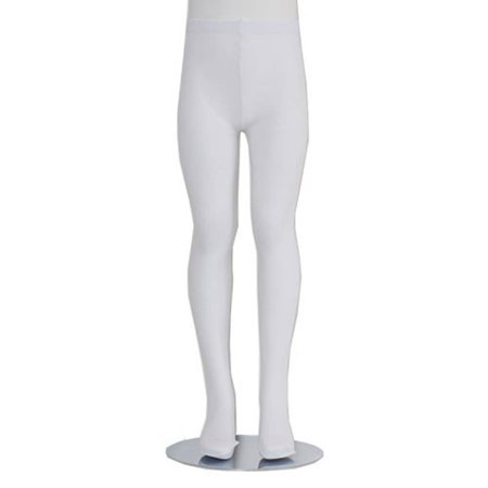 - White Piccolo Lightweight Baby Toddler Little Girls Tights 0M-16