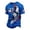 00 Blue, variant on Men's France Soccer Fan T-Shirt French Rooster Football Graphic Print Short Sleeve Casual Tee Game Day Tee Plus Size