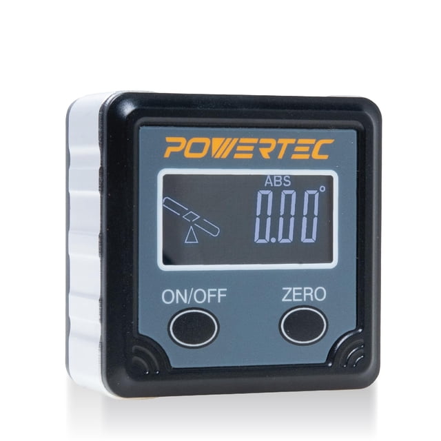 Medidor de ángulo digital POWERTEC 71828 para carpintería con sierra de mesa
