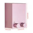 thumbnail image 1 of ruzhgo Clothesline Rack Single Wire Wall Mounted Clothes Dryer Clothesline Rack Clothesline Drying 30kg Retractable Laundry Drying Line, Pink, 1 of 6