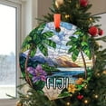 thumbnail image 2 of Custom Fiji Ornament |Faux |Unique Souvenir Cruise |Vacation Travel Gift | Holiday Anniversary |Christmas Decor, Holiday Keepsake, Xmas Tree Hanging Decoration, Seasonal Gift Idea,, 2 of 5