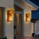 thumbnail image 2 of Juego de 2 apliques de pared con forma de maceta de girasol, luces LED de cadena para decoraciones de luces de cocina, 2 of 5