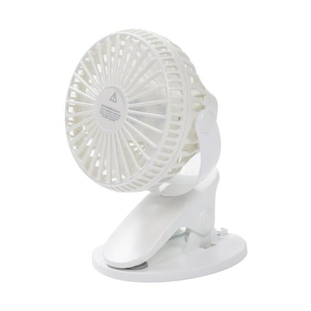 

2-in-1 USB Small Fan Household Outdoor Portable Desktop Rechargeable Foldable Clip-on Mini Cooler