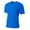 Blue, variant on N3264 Mens Shorts Sleeve Spun Poly T Shirt