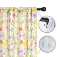 thumbnail image 4 of Blackout Kids Curtains,Pioneer Flower Floral Print Pattern Childrens Insulated Curtains Set Of 2,Bedroom Essentials,Toddler Room Decor 42"x54", 4 of 5