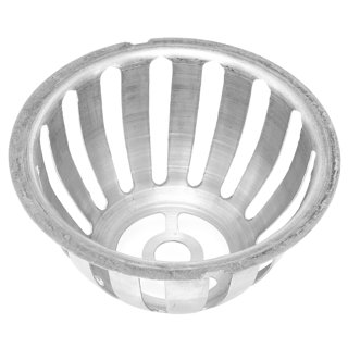 SlipX Solutions Dome Drain Protector, Hair Catcher (Silicone and Stainless  Steel) Gray 