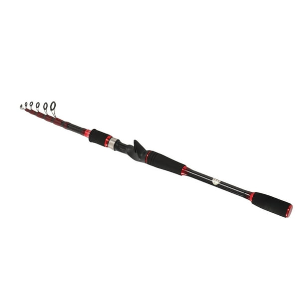 Casting Fishing Rod, Telescopic Fishing Pole Carbon Fiber Comfortable Grip  Strong Lightweight For Saltwater For Trout 2.4m