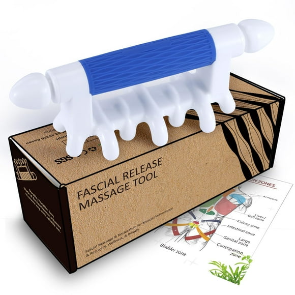Herramienta de masaje de fascia con liberación miofascial estricta, color azul