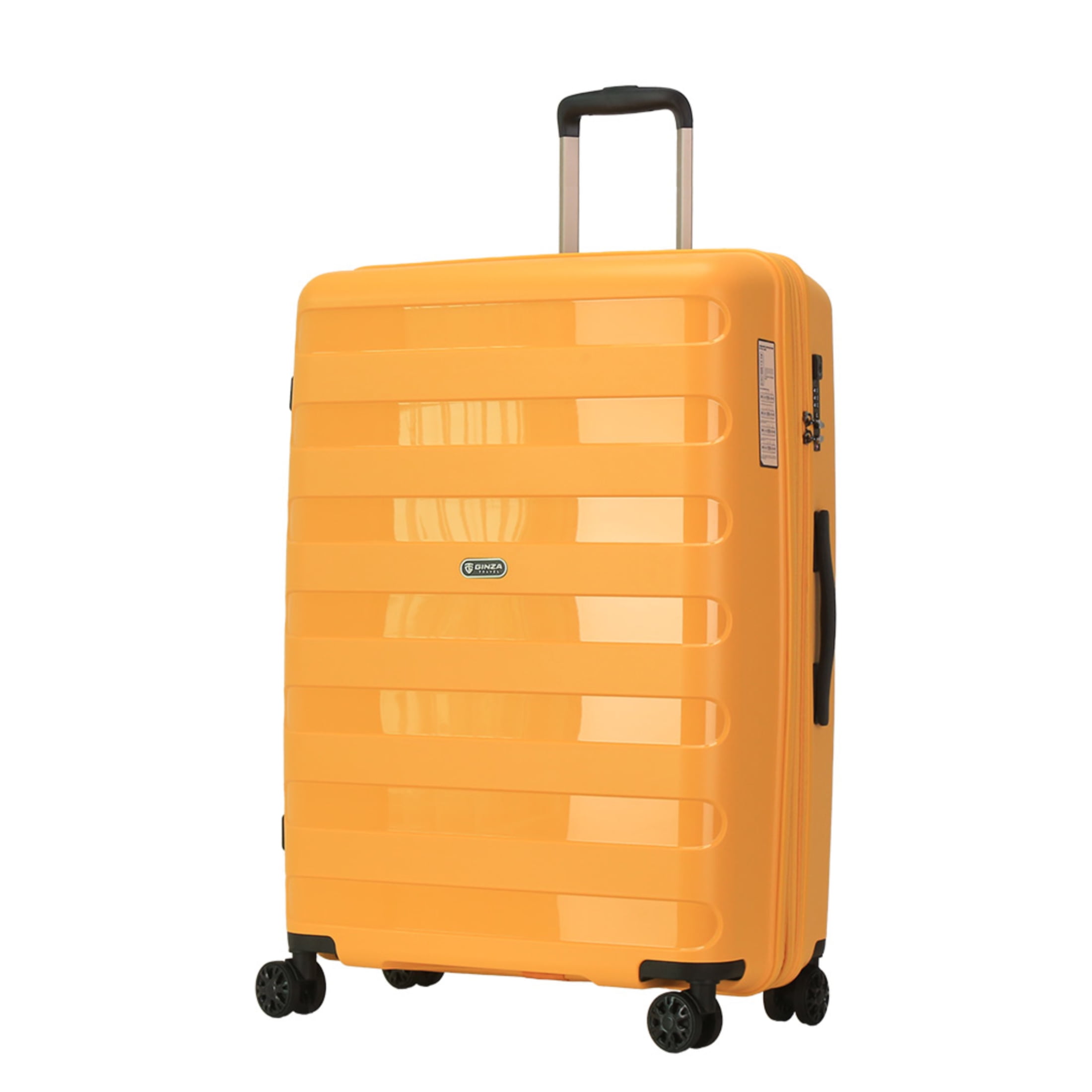 Ginza Travel 28" Luggage Expandable PP Hard Shell Luggage TSA Lock Hardside Double Spinner