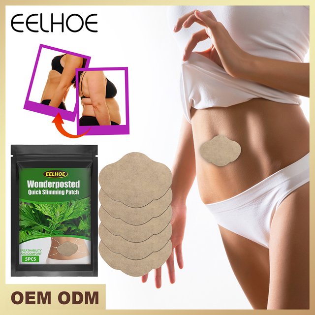 5 unids/caja parche delgado de ajenjo pegatina para el ombligo adelgazante quema grasa perder peso Likrtyny cuidado belleza